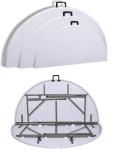Outdoor 10 Seater Round Folding Tables That Seat 10 Foldable Banquet Table