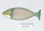 Colorful Minimalism Ocean Large Metal Fish Wall Decor