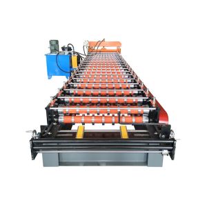 PPGL 15 Steps Roof Sheet Rolling Machine Hydraulic Driven