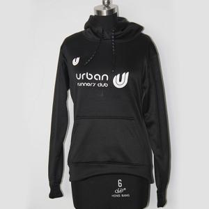 China Sports Wear Hooded Sweatshirt Jacket With Custom Printing Or Embrodiery factory