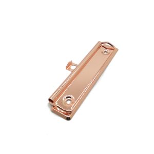 Pink Clipboard Clips 120*30mm Wire Clips Lightweight With Hanger