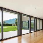 Aluminum Frame Insulated Tempered Glass Door With Hurricane Proof Lift-Sliding