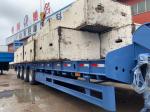 Heavy Load Gooseneck Lowboy Semi Trailer for Excavator Transport 3 Axles 4 Axles