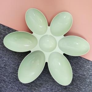 China Petal Cat Bowl Pet Bowl Six Bowls In One Multi Bowl Multi Pet Petal Bowl factory