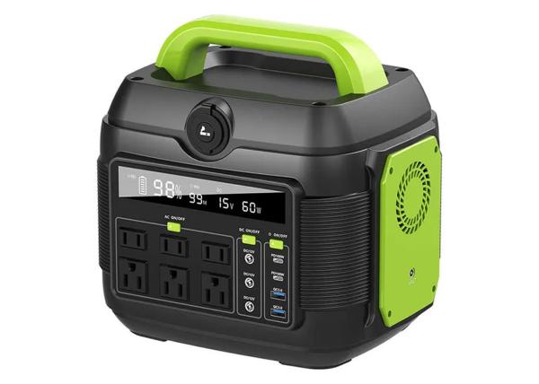 600w Portable Power Supply Outdoor 110/220v Ac Outlet Rechargeable Battery