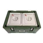 30L Top Loading Insulated Food Pan Carrier Rotomolding Customized Logo