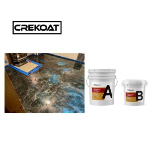 China Brush Two Pack Epoxy Floor Paint Hardener Chemical Resistant Epoxy Paint Glossy factory