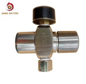 China 60PSI Mini CO2 Beer Regulator With Pressure Gauge factory