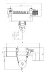 Special Alloy Steel Wire Rope Hoists WHL - C Two Drum Bucket Electrical Low