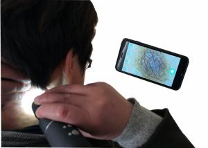 China WIFI Connection Microscope Portable Wireless Digital Video Otoscope Skin And Hair Magnifier factory