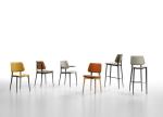 Commercial Joe Bar Modern Bar Chairs With Metal Frame 42.5" H X 17.3" W X 20.5"