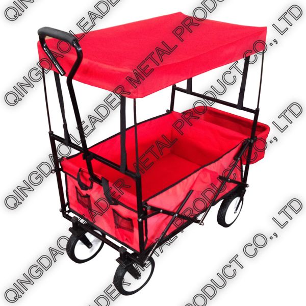 China Folding Utility Wagon with Canopy & Back Bag - TC1011 TB factory