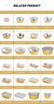 270mm Diameter 3500ml Golden Series Aluminum Foil Baking Round Shape Pan
