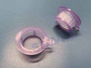 China 40um Cell Strainer Purple With Nylon Mesh For Stem Cell 50ml Tube factory