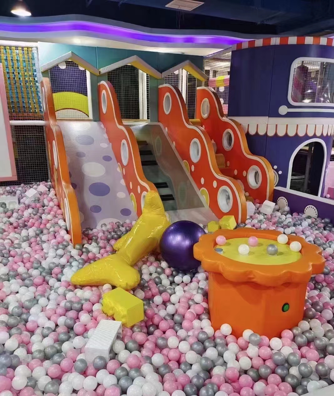 Jungle Theme House Ball Pool Soft Play Playground for Amusement Park or Shopping Mall