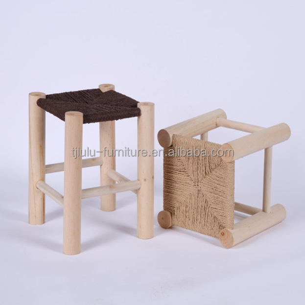 Modern Nordic Design Solid Wood Stool for Bar Furniture Promotion