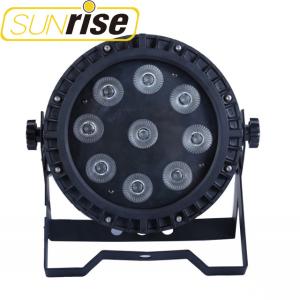 China IP65 60 Hz AC 240 V 9 * 10 Watt LED Par Light For DJ / Outdoor Par Can factory