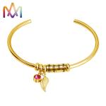 Anti Tarnish Adjustable Cuff Womens SS Family Name Bracelet