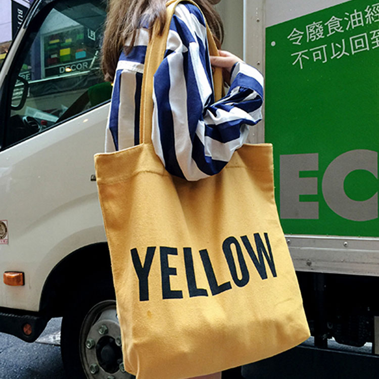 Eco Friendly Reusable Women Canvas Cotton Bag Custom Printed Organic Tote for Grocery