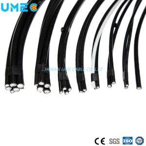 China Aluminum XLPE PE PVC Insulated ABC Aerial Bundled Power Conductor Electrical Cable factory