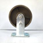 Steel Wheel Large Load Swivel Caster with Wear-Resistant Roller Bearing