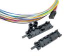 Ribbon Fiber Optic Breakout 4 6 12 Core Fan Out Kit 0.9mm Buffer Tube 2 Mts 6