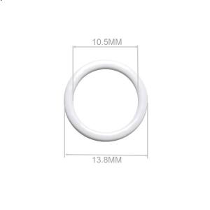 China 10.4mm 10.5mm Bra Adjuster Slider Metal With Nylon Coated factory