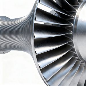 Precision CNC machining China aerospace engine titanium alloy blade custom