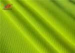Yellow Colour 100% Polyester Fluorescent Bird eye Mesh safety vest Fabric