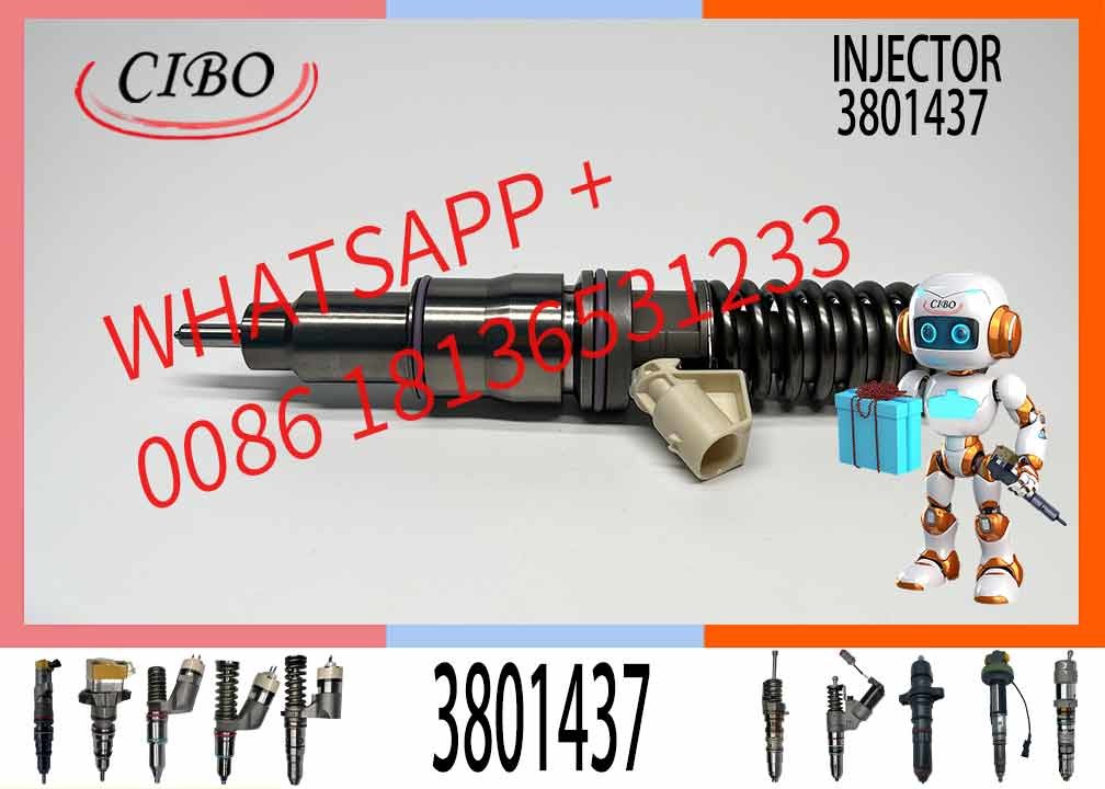 Common Rail Injector 3801437 BEBE4C13001 Fuel Injecto