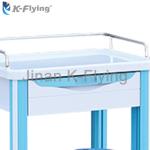 Multifunction ABS Hospital Furniture Treatment Medical Trolley Cart
