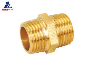 China External Thread HPb 57-3 Hex Nipple Brass Fittings ISO9001 factory