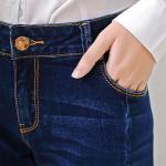 Super skinny fit Unique bottom women denim jeans