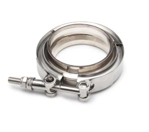 China 3.0 Inch 76mm V Band Clamp Mild Steel Interlocking Flanges With Quick Lock factory