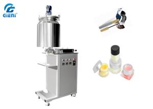 China 20L Double Layer Bucket Cosmetic Filling Machine Vertical Type For Eyeshadow Cream factory