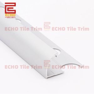 China 11mm Bullnose Edge Aluminum Tile Trim Wall Tile Angle Profiles on sale