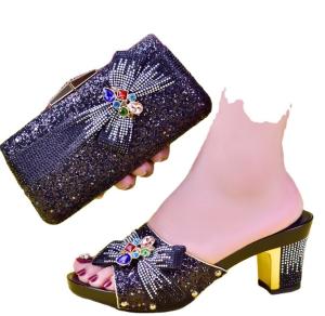 China Supoo Fashion Italian ladies shoes matching bags african high heel shoes for bridal factory