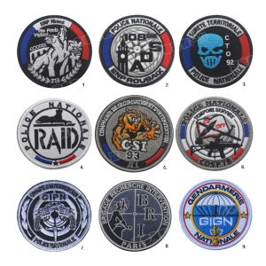 Army Badges Fabric Sew On Cloth Custom Woven Patches Polyester Laser Cut Border