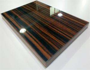 China Acrylic Wood Grain MDF Sheets factory