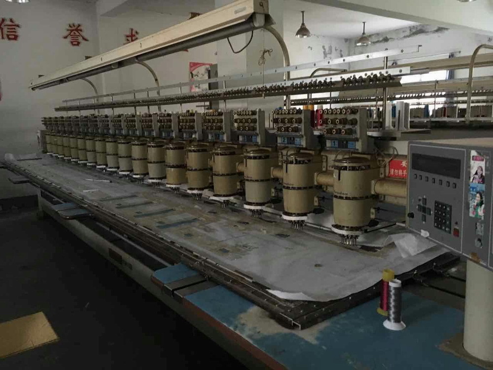 18 Heads Barudan Used Embroidery Machines , Used Monogram Machine Made In Japan