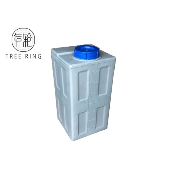 China Rectangular Shape Plastic Water Dosing Tank 80 L Roto Molded Poly Material factory