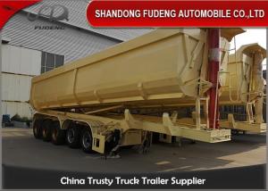 China Air Suspension 80T 5 Axles 45 Cubic Meters Dump Trailer factory