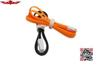 China Hot Selling Colorful Magnet 1.20 Meter USB 2.0 Micro USB Data Charger Cable For Iphone 5 factory