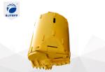 120cm Forging Welding Hard Rock Drilling Bucket 13 Bullet Teeth For Drilling Rig