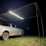 Outdoor 420D Oxford Vehicle Side Awning With Light CE Certification