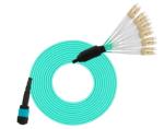 12 Core LC To MPO Fiber Optic Jumper For FTTH