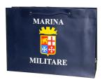 OEM Classic MARINA 250g Paper Carrier Bag With shining logo /cotton rope