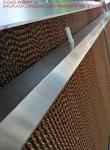 7090 Brown PVC Evaporative Cooling Pad Systems L6000*H2000*T150 Automatic
