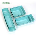 SGS CMYK Color Kraft Disposable Food Containers Environmental Friendly