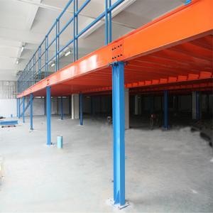 China Heavy Duty 3m Industrial Adjustable Steel Pallet Mezzanine Floor Powder Coated factory